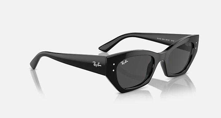 Ray-Ban ZENA BIO-BASED Black with Dark Grey Solid Color lenses - Alternative