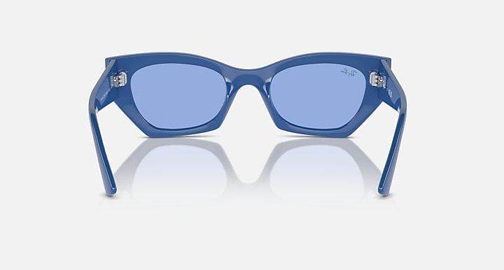 Ray-Ban ZENA BIO-BASED LIMITED Electric Blue with Blue Solid Color lenses - Back