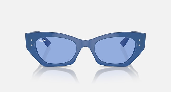 Ray-Ban ZENA BIO-BASED LIMITED Electric Blue with Blue Solid Color lenses - Front