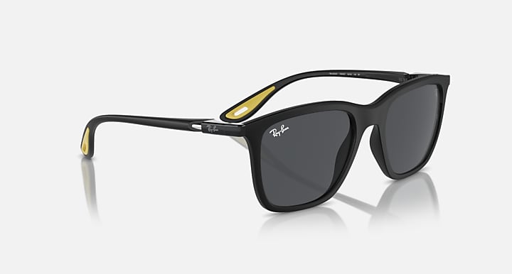 Ray-Ban RB4433M SCUDERIA FERRARI COLLECTION Black with Dark Grey Solid Color lenses - Alternative