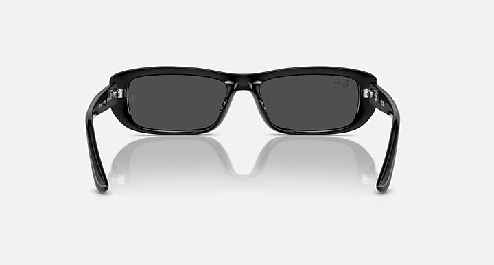 Ray-Ban RB4436D BIO-BASED Black with Dark Grey Solid Color lenses - Back