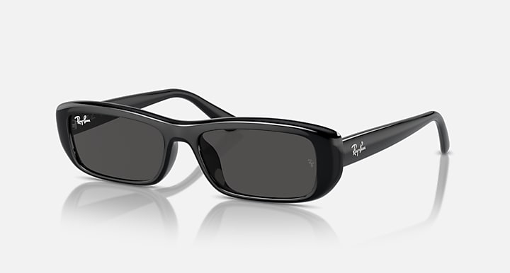 Ray-Ban RB4436D BIO-BASED Black with Dark Grey Solid Color lenses - Quarter