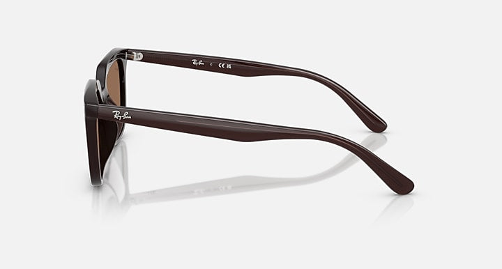 Ray-Ban RB4439D Opal Brown with Dark Brown Solid Color lenses - Lateral