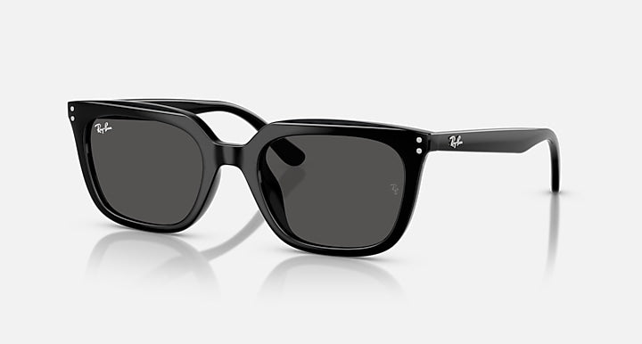 Ray-Ban RB4439D Black with Dark Grey Solid Color lenses - Quarter