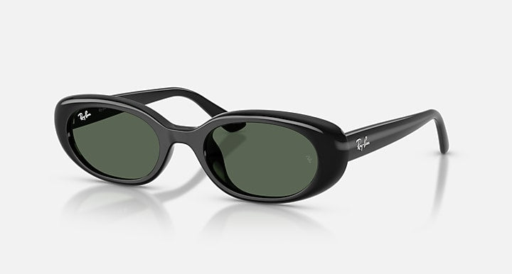Ray-Ban RB4441D BIO-BASED Black with Dark Green Solid Color lenses - Quarter