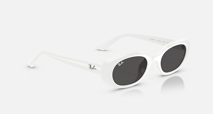 Ray-Ban RB4441D BIO-BASED White with Dark Grey Solid Color lenses - Alternative