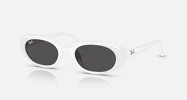 Ray-Ban RB4441D BIO-BASED White with Dark Grey Solid Color lenses - Quarter