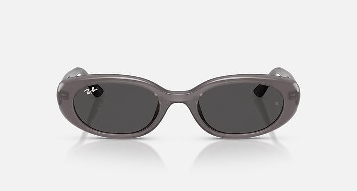 Ray-Ban RB4441D BIO-BASED Transparent Dark Grey with Dark Grey Solid Color lenses - Front