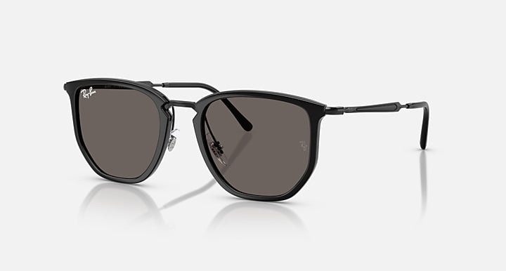 Ray-Ban RB4451 Black with Dark Grey Solid Color lenses - Quarter