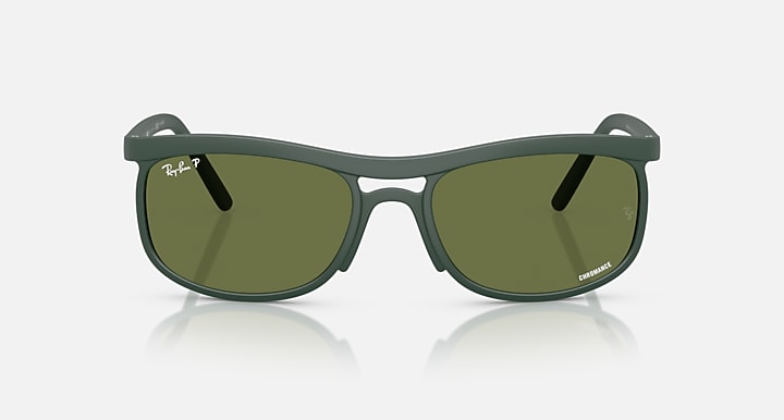 Ray-Ban RB4452 POLARIZED+ LENSES LITEFORCE Sand Green with Green Polarized+ Polarized+ lenses - Front