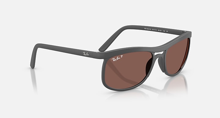 Ray-Ban RB4452 POLARIZED+ LENSES LITEFORCE Sand Grey with Purple Polarized+ Polarized+ lenses - Alternative