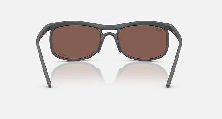 Ray-Ban RB4452 POLARIZED+ LENSES LITEFORCE Sand Grey with Purple Polarized+ Polarized+ lenses - Back