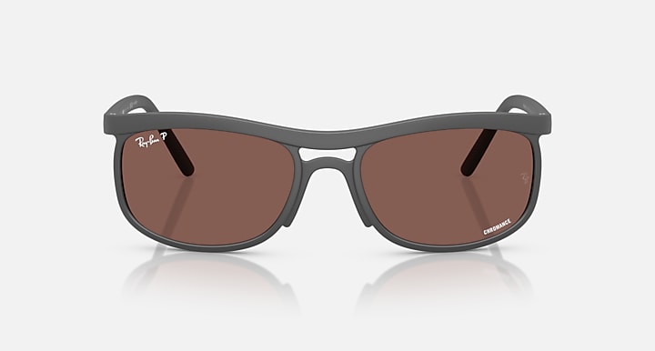 Ray-Ban RB4452 POLARIZED+ LENSES LITEFORCE Sand Grey with Purple Polarized+ Polarized+ lenses - Front