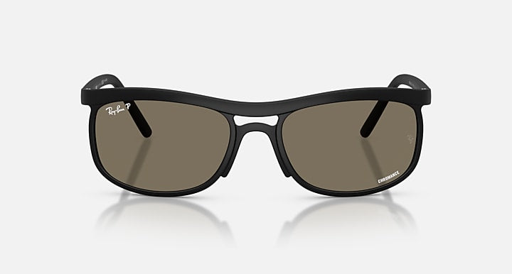 Ray-Ban RB4452 POLARIZED+ LENSES LITEFORCE Sand Black with Grey Polarized+ Polarized+ lenses - Front