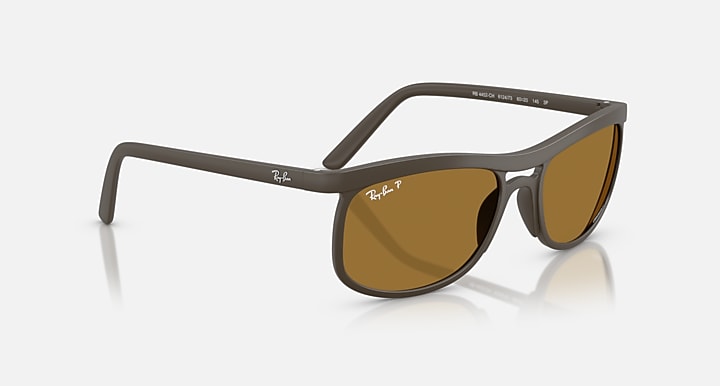 Ray-Ban RB4452 POLARIZED+ LENSES LITEFORCE Sand Brown with Brown Polarized+ Polarized+ lenses - Alternative