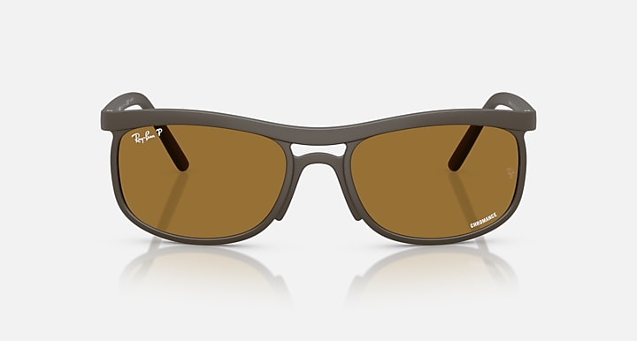 Ray-Ban RB4452 POLARIZED+ LENSES LITEFORCE Sand Brown with Brown Polarized+ Polarized+ lenses - Front