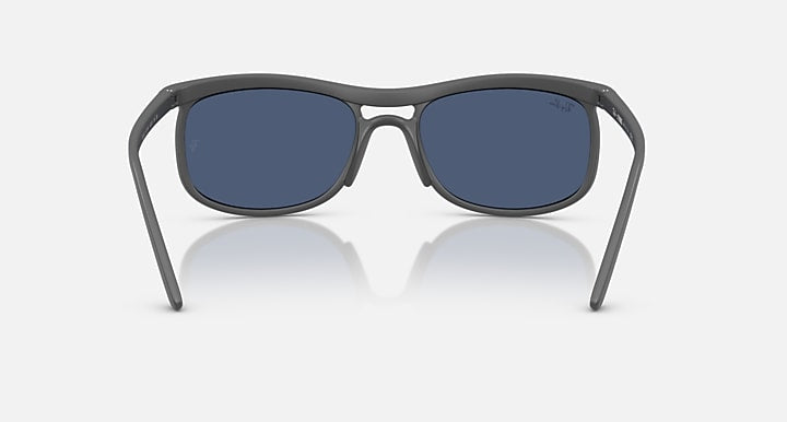 Ray-Ban RB4452 LITEFORCE Sand Grey with Dark Blue Solid Color lenses - Back
