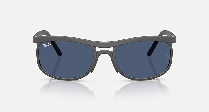Ray-Ban RB4452 LITEFORCE Sand Grey with Dark Blue Solid Color lenses - Front