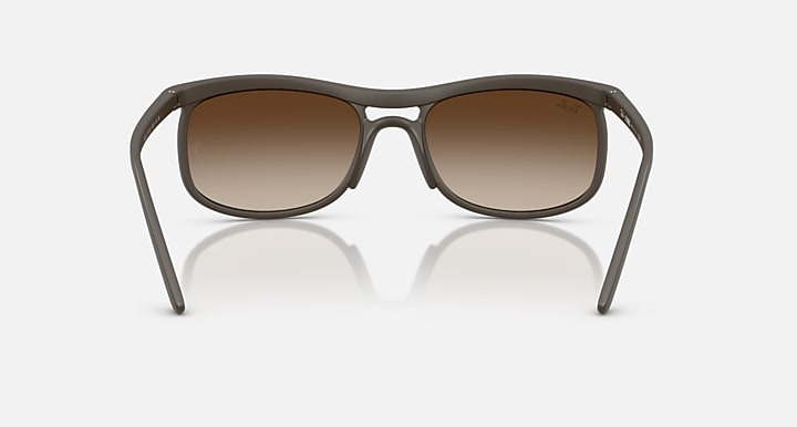 Ray-Ban RB4452 LITEFORCE Sand Brown with Gradient Brown Gradient lenses - Back