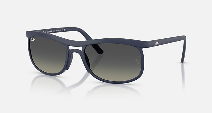 Ray-Ban RB4452 LITEFORCE Sand Dark Blue with Gradient Grey Gradient lenses - Quarter