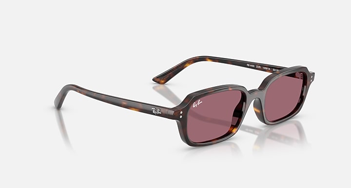 Ray-Ban ZURI BIO-BASED LIMITED Havana with Violet Solid Color lenses - Alternative