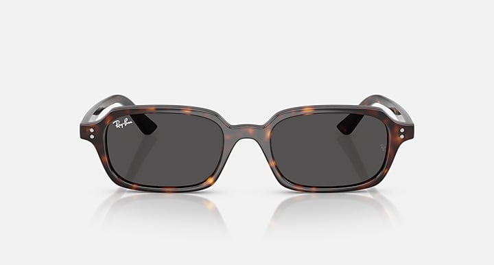 Ray-Ban ZURI BIO-BASED Havana with Dark Grey Solid Color lenses - Front