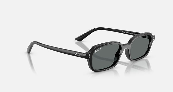 Ray-Ban ZURI BIO-BASED Black with Dark Grey Polarized Solid Color lenses - Alternative