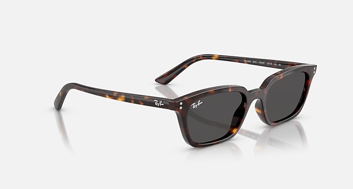 Ray-Ban ZAYA BIO-BASED Havana with Dark Grey Solid Color lenses - Alternative