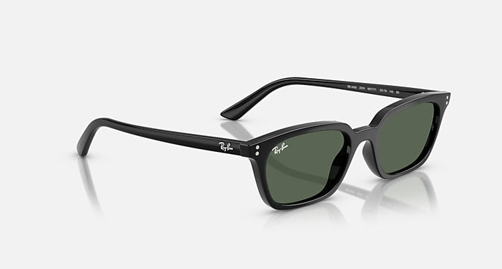 Ray-Ban ZAYA BIO-BASED Black with Dark Green Solid Color lenses - Alternative