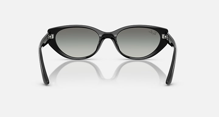 Ray-Ban RB4457D BIO-BASED Black with Grey Gradient Gradient lenses - Back
