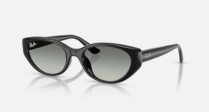 Ray-Ban RB4457D BIO-BASED Black with Grey Gradient Gradient lenses - Quarter