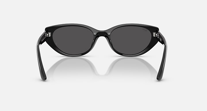 Ray-Ban RB4457D BIO-BASED Black with Dark Grey Solid Color lenses - Back