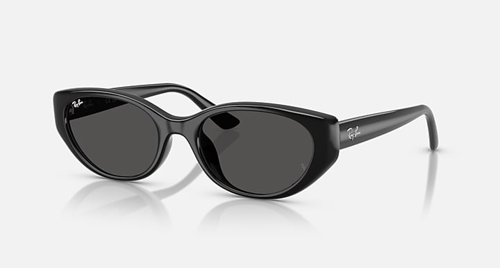Ray-Ban RB4457D BIO-BASED Black with Dark Grey Solid Color lenses - Quarter