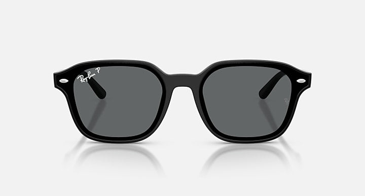 Ray-Ban RB4458D Black with Dark Grey Polarized Solid Color lenses - Front