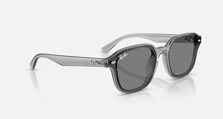 Ray-Ban RB4458D Transparent Grey with Dark Grey Solid Color lenses - Alternative
