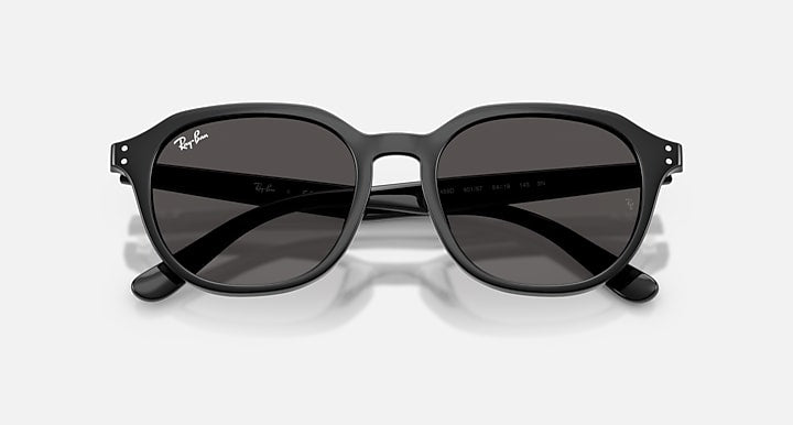 Ray-Ban RB4459D Black with Dark Grey Solid Color lenses - Closed Front