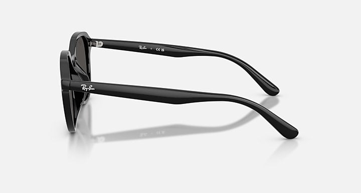 Ray-Ban RB4459D Black with Dark Grey Solid Color lenses - Lateral