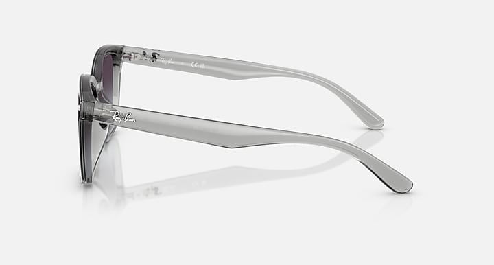 Ray-Ban RB4461D Transparent Grey with Grey Gradient Gradient lenses - Lateral