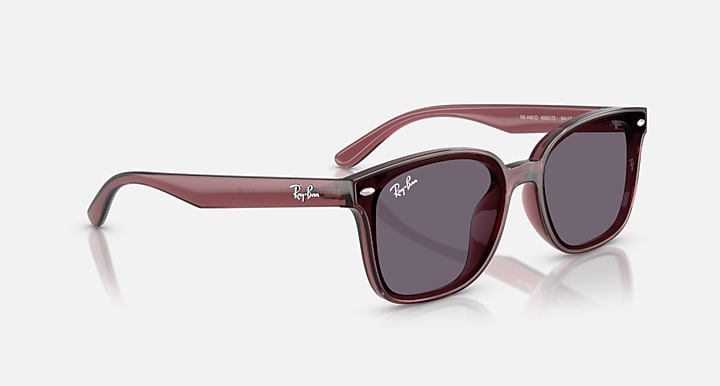 Ray-Ban RB4461D Transparent Dark Brown with Violet Solid Color lenses - Alternative