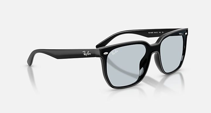 Ray-Ban RB4466D Black with Light Blue Solid Color lenses - Alternative