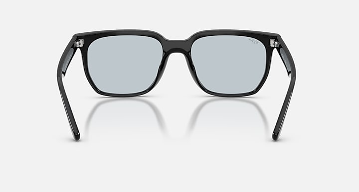 Ray-Ban RB4466D Black with Light Blue Solid Color lenses - Back
