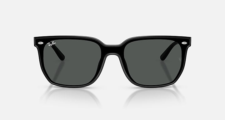 Ray-Ban RB4466D Black with Dark Grey Solid Color lenses - Front