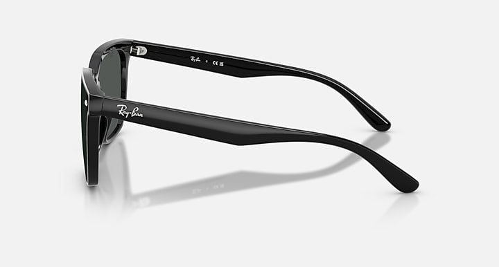 Ray-Ban RB4466D Black with Dark Grey Solid Color lenses - Lateral