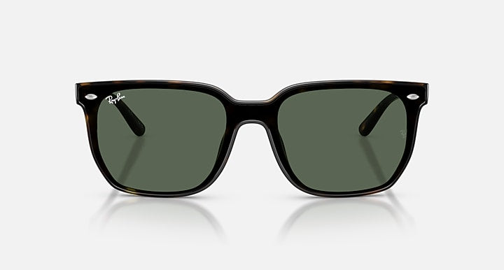 Ray-Ban RB4466D Havana with Dark Green Solid Color lenses - Front