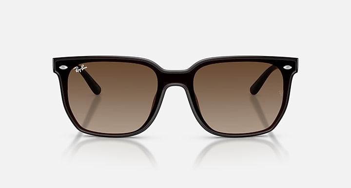Ray-Ban RB4466D Transparent Dark Brown with Brown Gradient Gradient lenses - Front