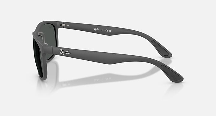 Ray-Ban RB4468 LITEFORCE Sand Grey with Dark Grey Solid Color lenses - Lateral