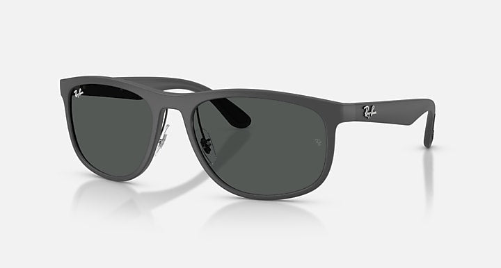 Ray-Ban RB4468 LITEFORCE Sand Grey with Dark Grey Solid Color lenses - Quarter