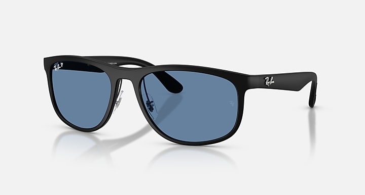 Ray-Ban RB4468 POLARIZED S LENSES Sand Black with Polarized S Blue Polarized S lenses - Quarter