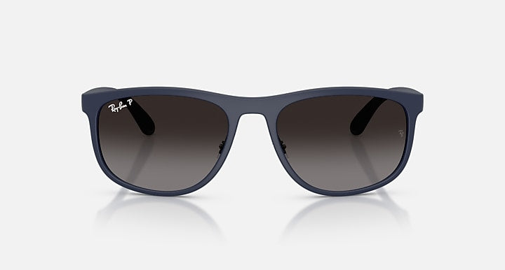 Ray-Ban RB4468 LITEFORCE Sand Dark Blue with Grey Gradient Polarized Gradient lenses - Front