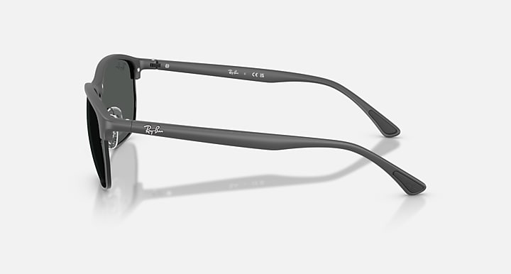 Ray-Ban RB4469 LITEFORCE Sand Grey with Dark Grey Solid Color lenses - Lateral